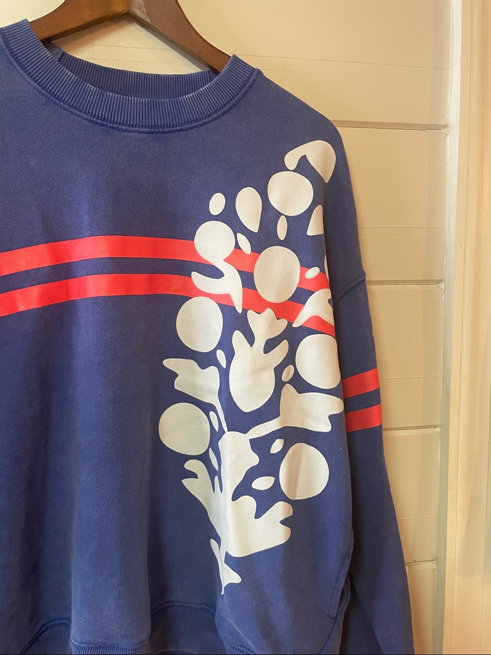 Free People Movement All Star Buti Logo Pullover Blue Size XS. - Picture 3 of 10